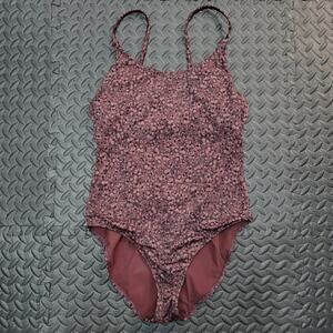 Athleta One-Piece Swimsuit M Boho Spring Break Summer Poolside Resortwear